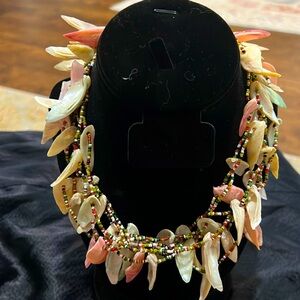 Vintage seashell necklace